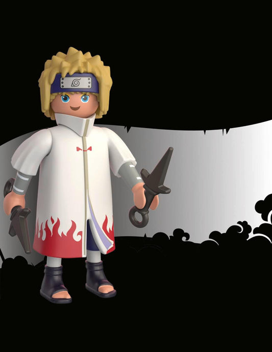 Playmobil 71109 Naruto: Conjunto de figuras Minato, Figura de colecionador de anime Naruto Shippuden, Playset adequado para crianças e fãs com mais de 5 anos