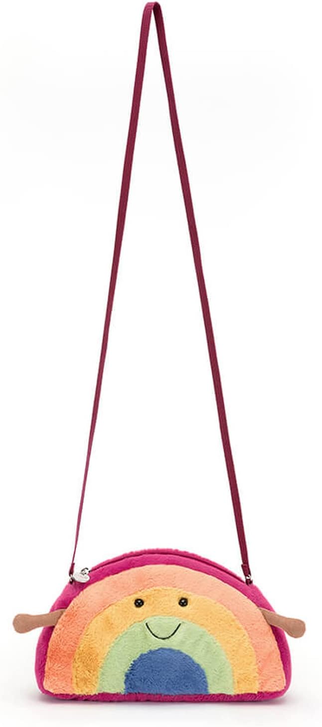 Jellycat Bolsa Arco-íris Divertida - C: 5 cm x l: 25 cm x a: 13 cm