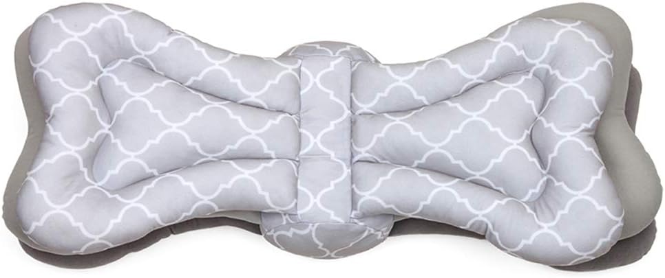 Blublu Park Almohada de Lactancia para Bebé y Postparto (Gris, 67 x 26 cm)