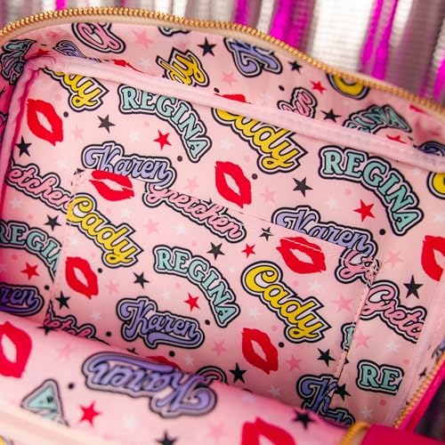 Mochila Mini Loungefly - Meninas Malvadas: Livro do Arraso - Exclusiva da Amazon - Couro Vegano Premium - Ideia de Presente - Produto Oficial - para Meninos, Meninas, Homens e Mulheres - Fãs do Filme