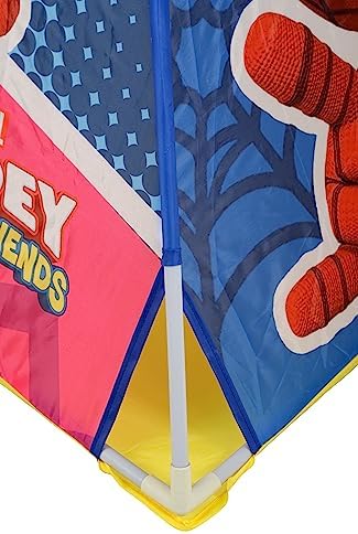 Tenda de Brincar Infantil do Homem-Aranha e Seus Incríveis Amigos - Design Oficialmente Licenciado para Brincadeiras e Aventuras Imaginativas Dentro e Fora de Casa - Para Crianças a partir de 2 Anos