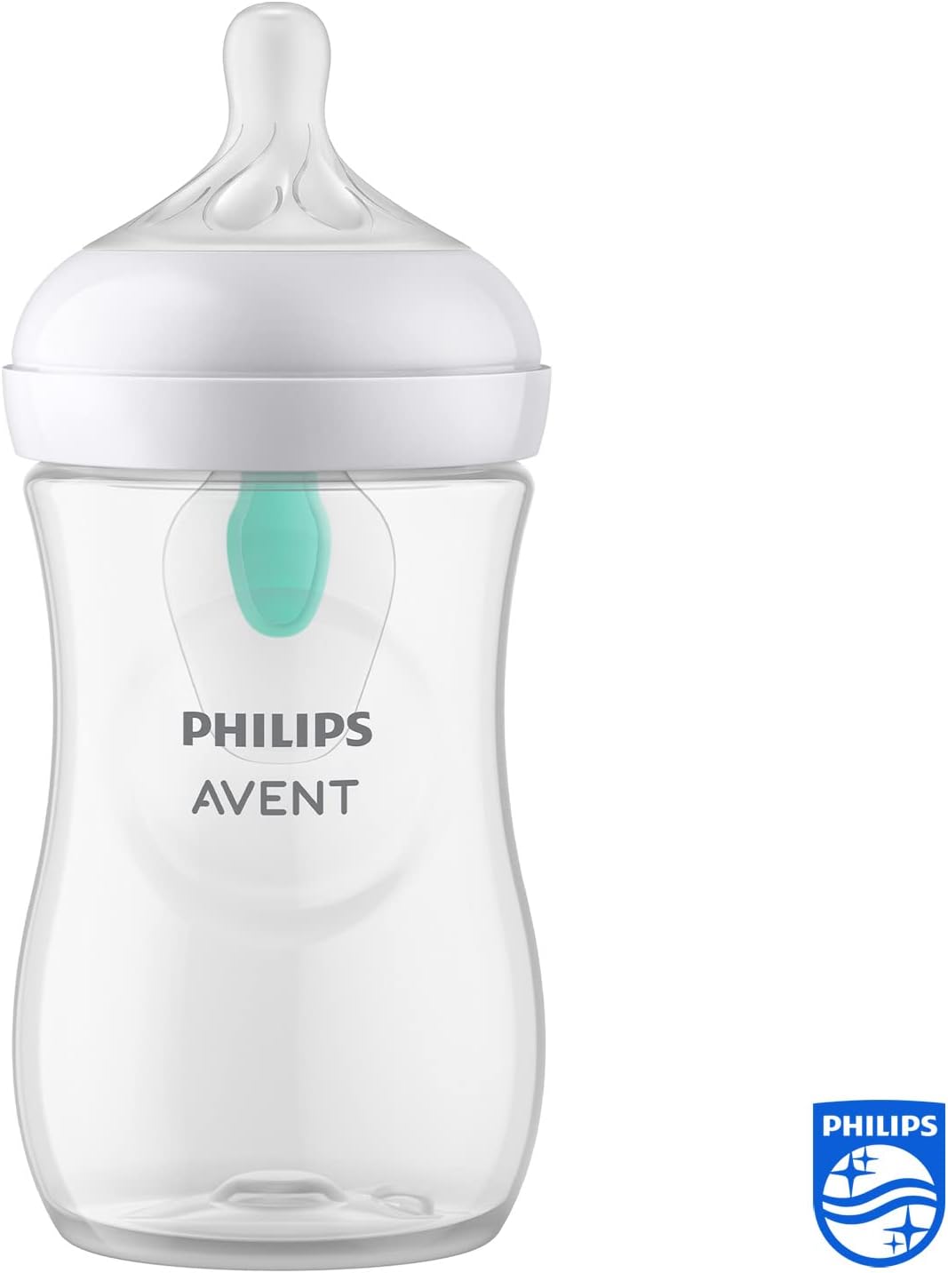 Philips Mamadeira Avent Natural Response – 260 ml, com sistema de ventilação AirFree, livre de BPA, para bebês a partir de 1 mês (Modelo SCY673/01) (Embalagem com 2 unidades)