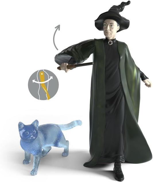 Schleich 42682 Professora McGonagall e Patrono, a partir de 6 anos WIZARDING WORLD - Estatueta, 16 x 11 x 18 cm