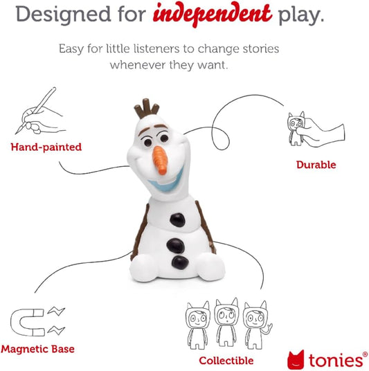 tonies Frozen Olaf Personagem de Áudio - Olaf Toy, Audiolivros Disney para Crianças