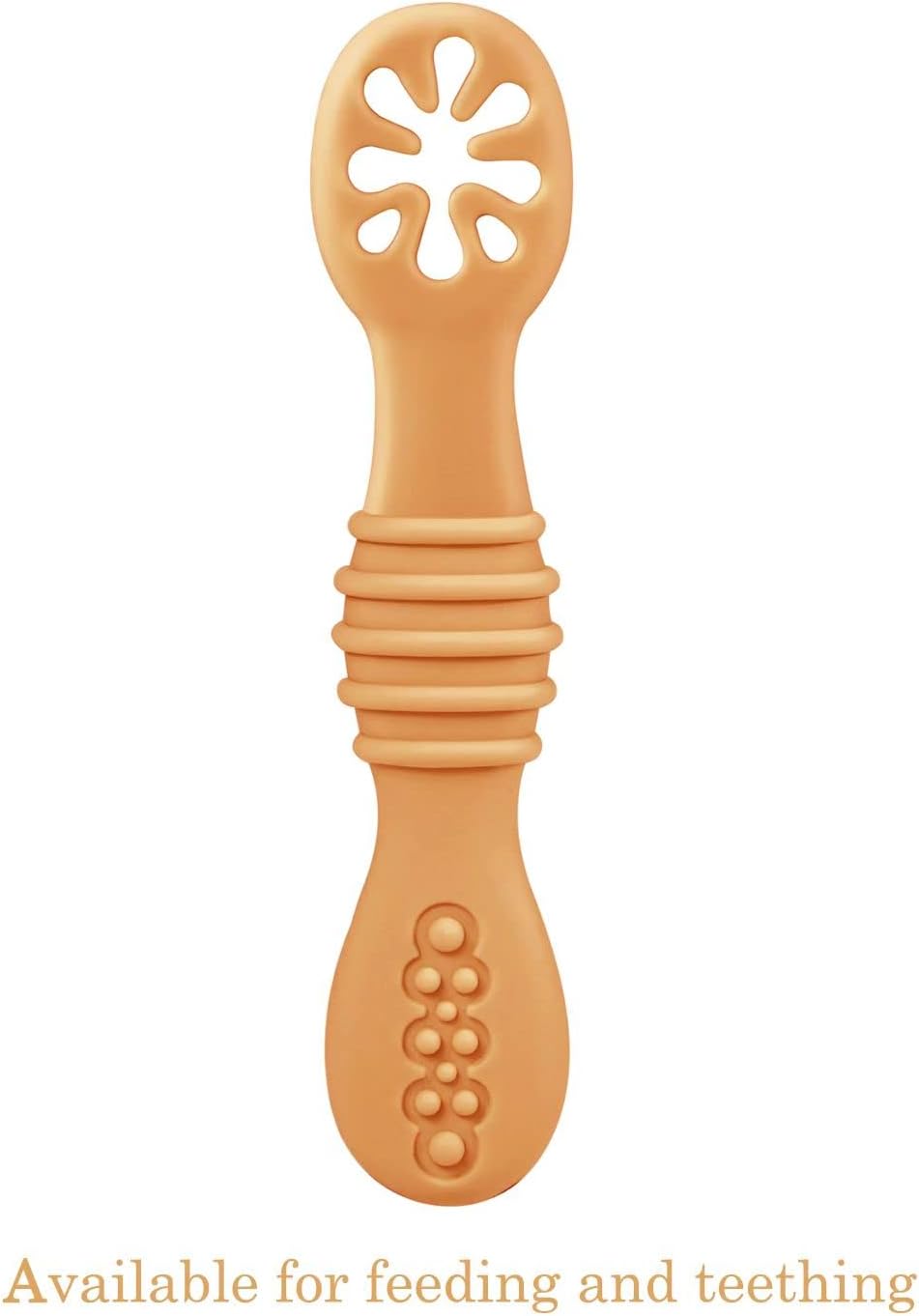 PandaEar Conjunto de 7 Colheres de Silicone para Desmame - Colheres para Alimentação Autodirigida para Crianças de 4 a 6 Meses, Método BLW (Baby Led Weaning)