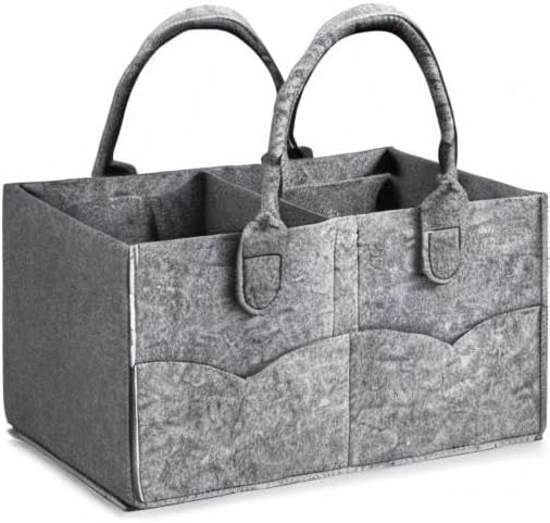 PandaEar Organizador de fraldas portátil para bebês meninos e meninas, ideal para viagens e para guardar itens do bebê. Organizador dobrável com divisórias.