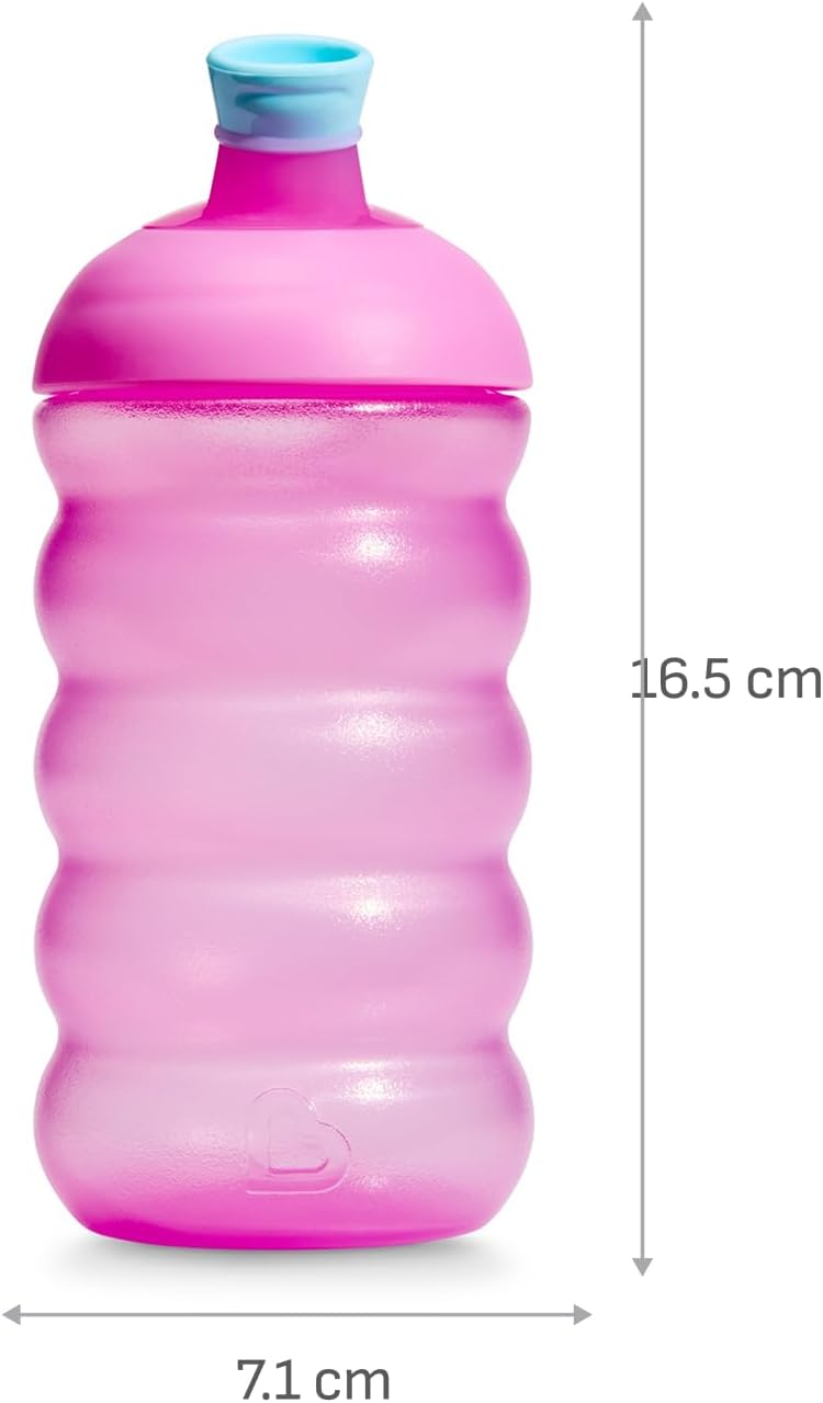 Munchkin Copo com Bico Click Lock | Kit com 2 | 12m+ | 296 ml | Rosa/Roxo