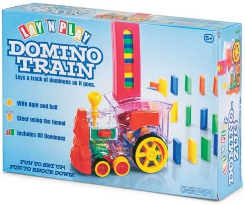 Tobar 21042 Tren de Dominó Lay and Play, Multicolor