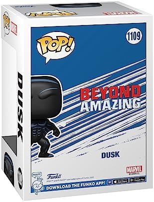Funko POP! Marvel - Dusk - Marvel Comics - Exclusivo da Amazon - Figura de Vinil Colecionável - Ideia de Presente - Produto Oficial - Brinquedos para Crianças e Adultos - Fãs de Quadrinhos - Figura para Colecionadores