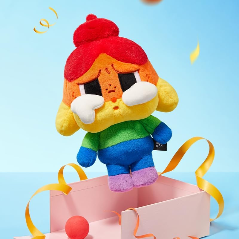 POP MART CRYBABY CHEER UP, BABY! SERIES - Boneca de peluche de 6,35 cm, personagem articulada, design premium, presente para mulheres, figura de ação de brinquedo chique e favorita dos fãs