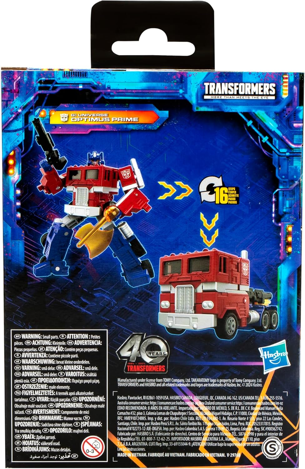 Figura de ação Transformers Legacy United Deluxe Class G1 Universe Optimus Prime