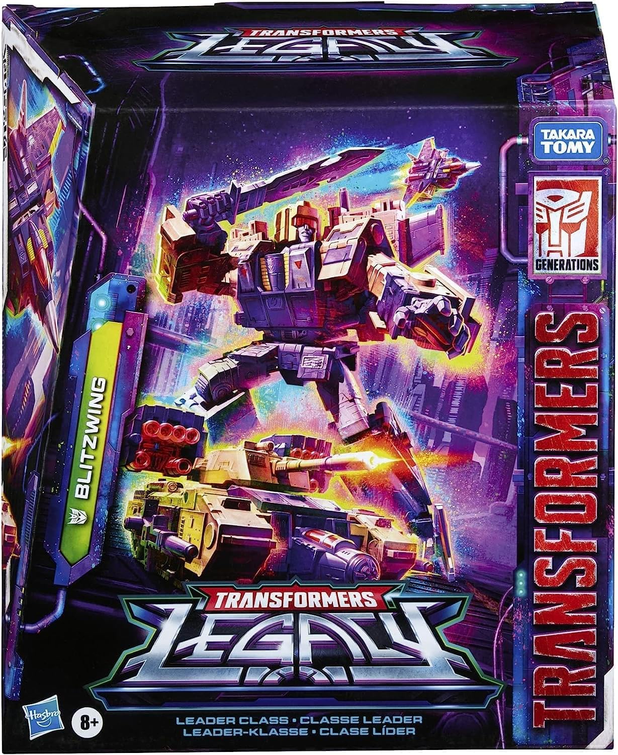 Transformers Generations Legacy Series Leader Blitzwing Triple Changer - Figura de Acção - 8 anos ou mais, 18 cm, Multicolorido (F3062)