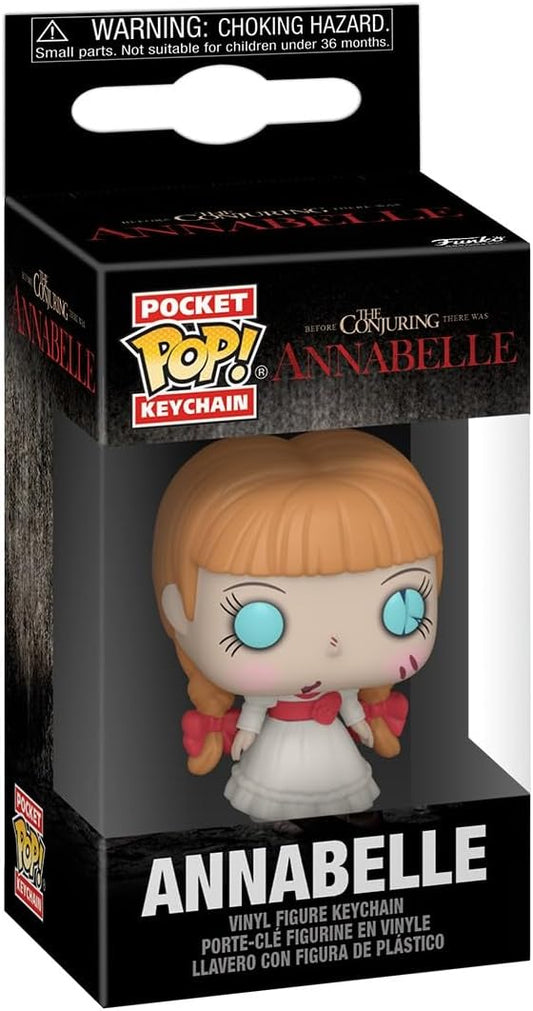 Chaveiro Funko Pop!: Horror - Annabelle, Mini Figura Colecionável, Presente de Natal, Ideia de Presente, Produtos Oficiais, Fãs de Terror, Decoração de Mochila