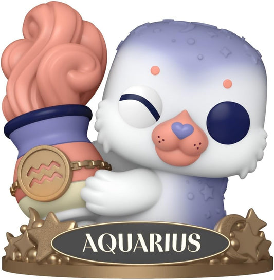Funko Pop! Zodíaco: Aquário - (Janeiro) Figura de vinil colecionável - Ideia para presente - Produtos oficiais - Brinquedos para fãs de crianças e adultos - Figura modelo para colecionadores e exposição