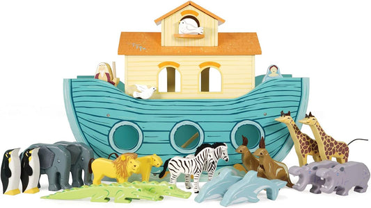Le Toy Van - Brinquedo de dramatização educacional de arca de madeira | Adequado para um menino ou uma menina de 3 anos ou mais