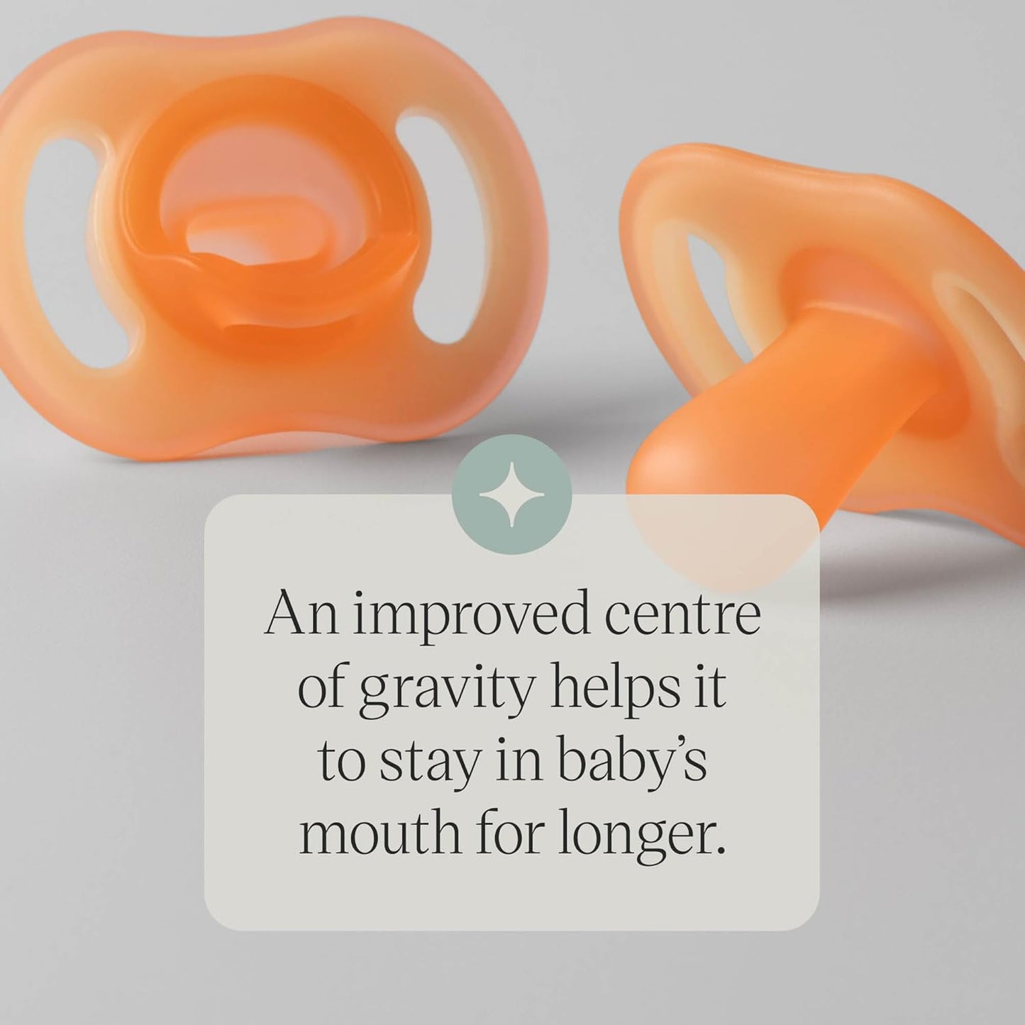 Tommee Tippee Chupetas Ultra-Light StayPut para Dia e Noite, 6-18 meses, Pacote com 4, Chupeta de Silicone de Peça Única, Sensação Macia na Pele