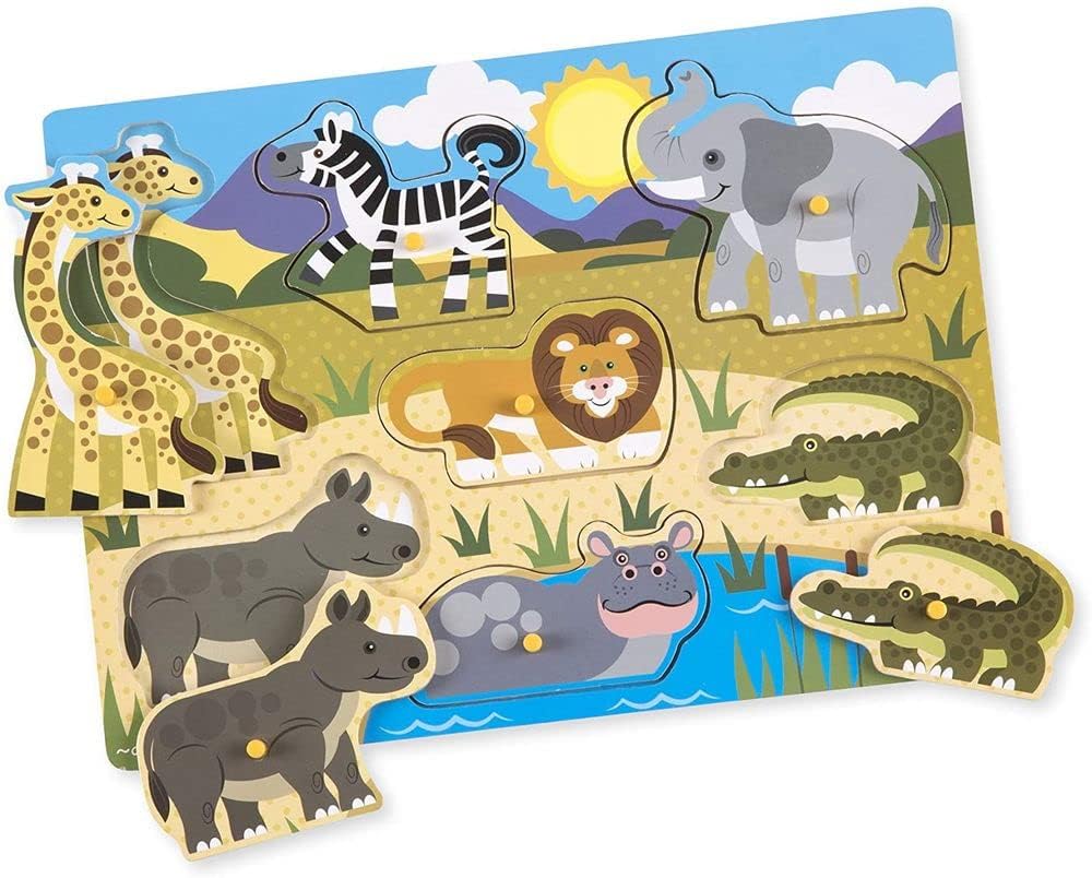 heddon zera gossa jr 　woodcrassic　10個セット Melissa & Doug Wooden Toys - Safari Peg Boards para crianças, brinqued