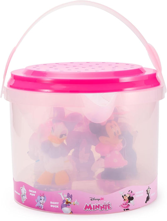 Disney Conjunto de brinquedos para banho oficial da Minnie Mouse e seus amigos da Store – Inclui balde e 5 figuras.