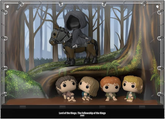 Funko Pop! Moments Deluxe: Senhor dos Anéis - A Sociedade OTR - Figura de Vinil Colecionável - Ideia de Presente - Produtos Oficiais - Brinquedos para Crianças e Adultos - Fãs de Cinema - Figura Modelo para Colecionadores