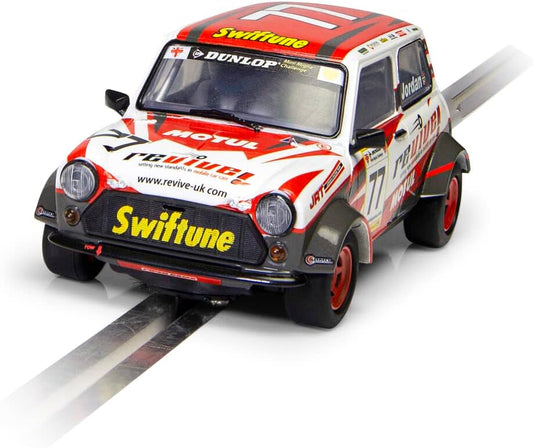 Scalextric Mini Miglia - Equipo JRT Racing - Andrew Jordan. Classic Touring, Blanco/Rojo (C4344)
