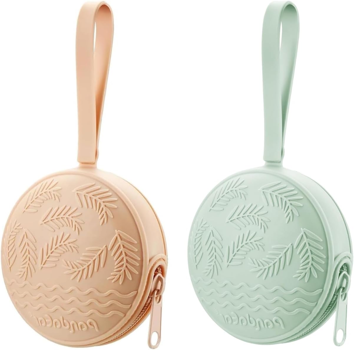 PandaEar Conjunto de 4 Estojos Porta-Chupetas | 2 Estojos de Silicone para Chupeta e 2 Capas Transparentes para Caixa de Chupeta Snoother Pods | Acessórios Universais para Caixa de Chupeta, Ideais para Viagem | Livre de BPA