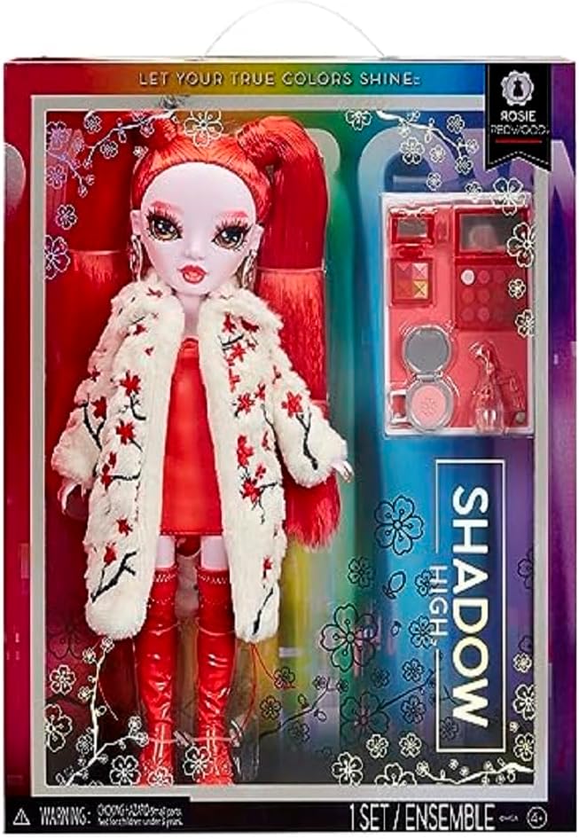 Rainbow High Shadow High Series 3 - Rosie - Boneca fashion vermelha ...