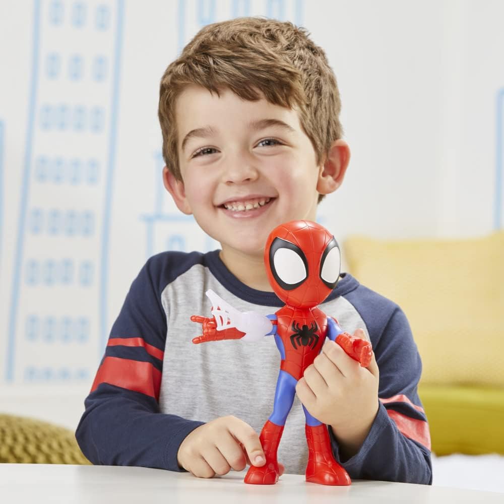 Homem-Aranha e seus amigos incríveis - Figura de ação gigante do Homem-Aranha da Hasbro Marvel, brinquedo de super-herói para crianças em idade pré-escolar a partir de 3 anos, multicolorido. Outros brinquedos.