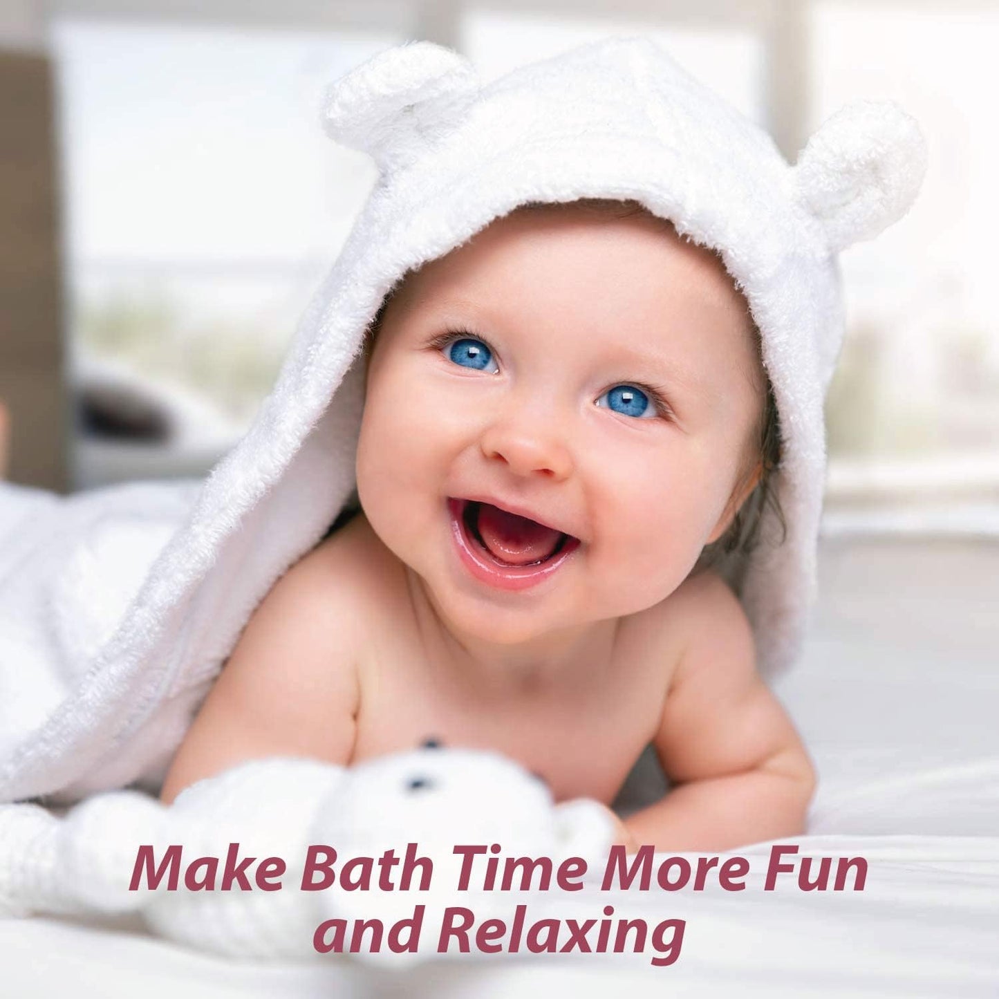 Toalha de banho com capuz personalizada para recém-nascidos - Toalha macia, fofinha, altamente absorvente e lavável à máquina com orelhas para sua nova menina, Toalha com capuz lavável à máquina para bebês e crianças pequenas