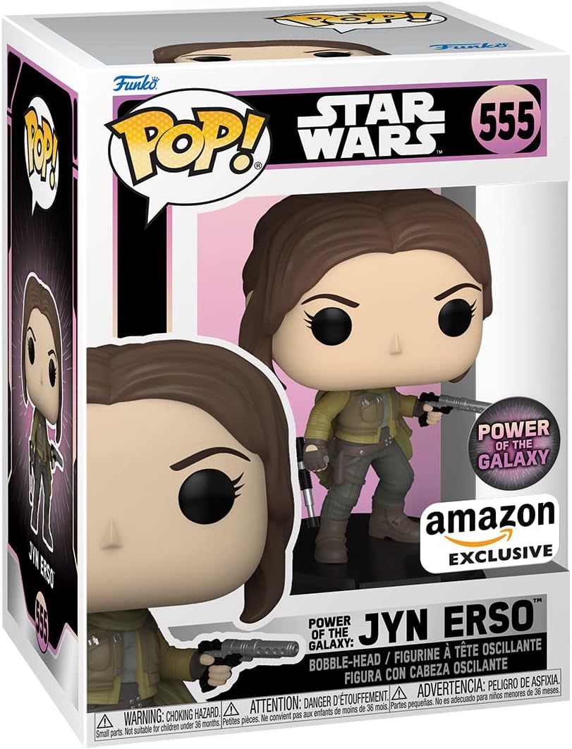 Funko POP! Star Wars: Power of the Galaxy - Jyn Erso - Star Wars Rogue One - Figura de vinil colecionável - Ideia de presente - Produtos oficiais - Brinquedos para crianças e adultos - Fãs de cinema