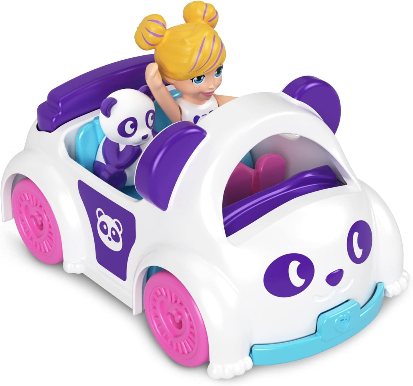 Polly Pocket Conjunto de carro divertido Beach para meninas a partir de 4 anos