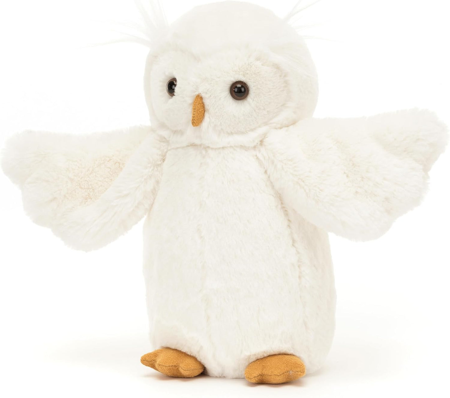 Jellycat Bashful Owl Original (médio) A: 10 cm x L: 10 cm x L: 24 cm