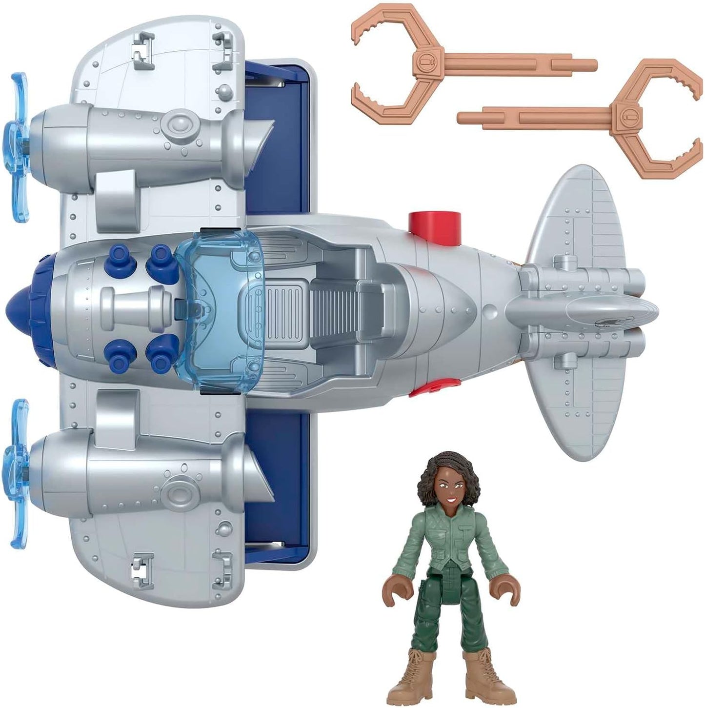 Fisher-Price Imaginext Jurassic World Air Tracker Kayla e Avião