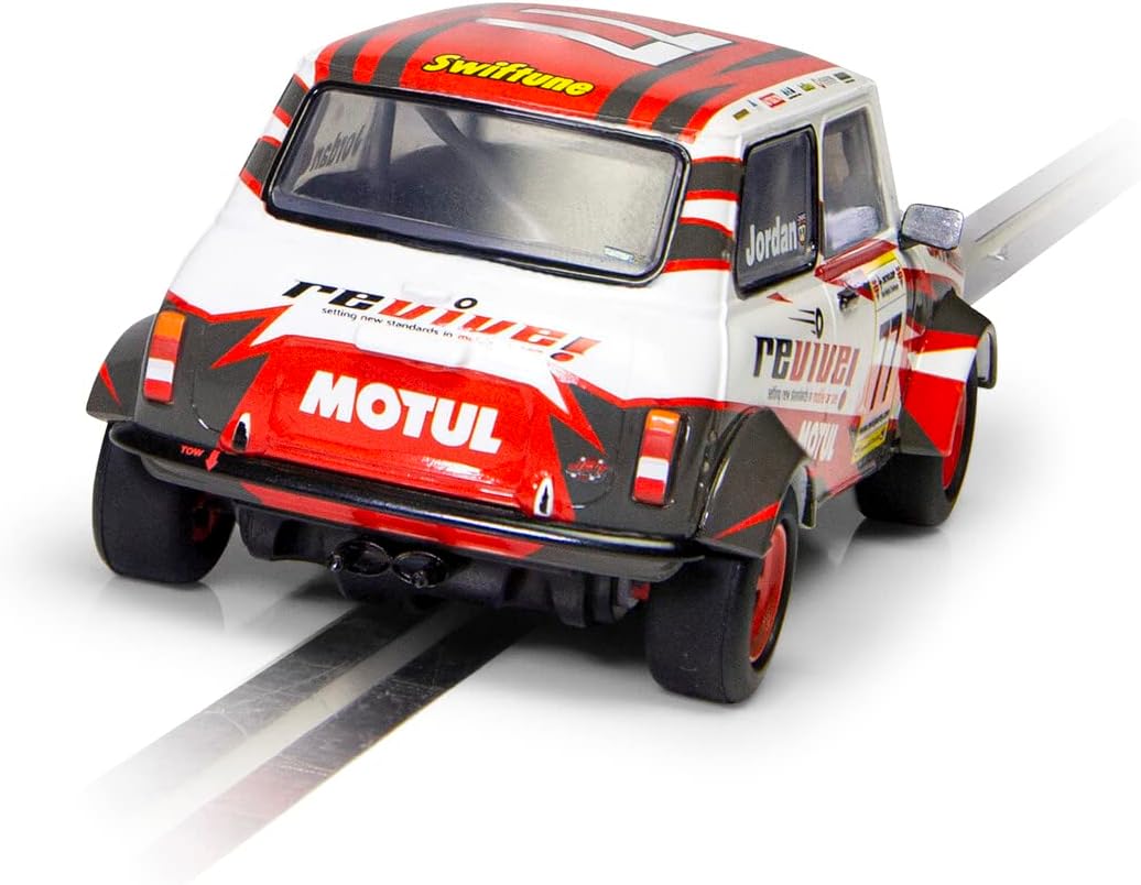 Scalextric Mini Miglia - Equipo JRT Racing - Andrew Jordan. Classic Touring, Blanco/Rojo (C4344)
