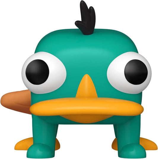 Funko Pop! Disney: Phineas e Ferb - Perry, o Ornitorrinco - Figura de vinil colecionável - Ideia para presente - Produtos oficiais - Brinquedos para crianças e adultos - Fãs de anime - Figura modelo para colecionadores e exposição