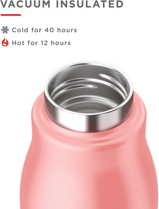 Botella Zoku, rosa, 0,5 l