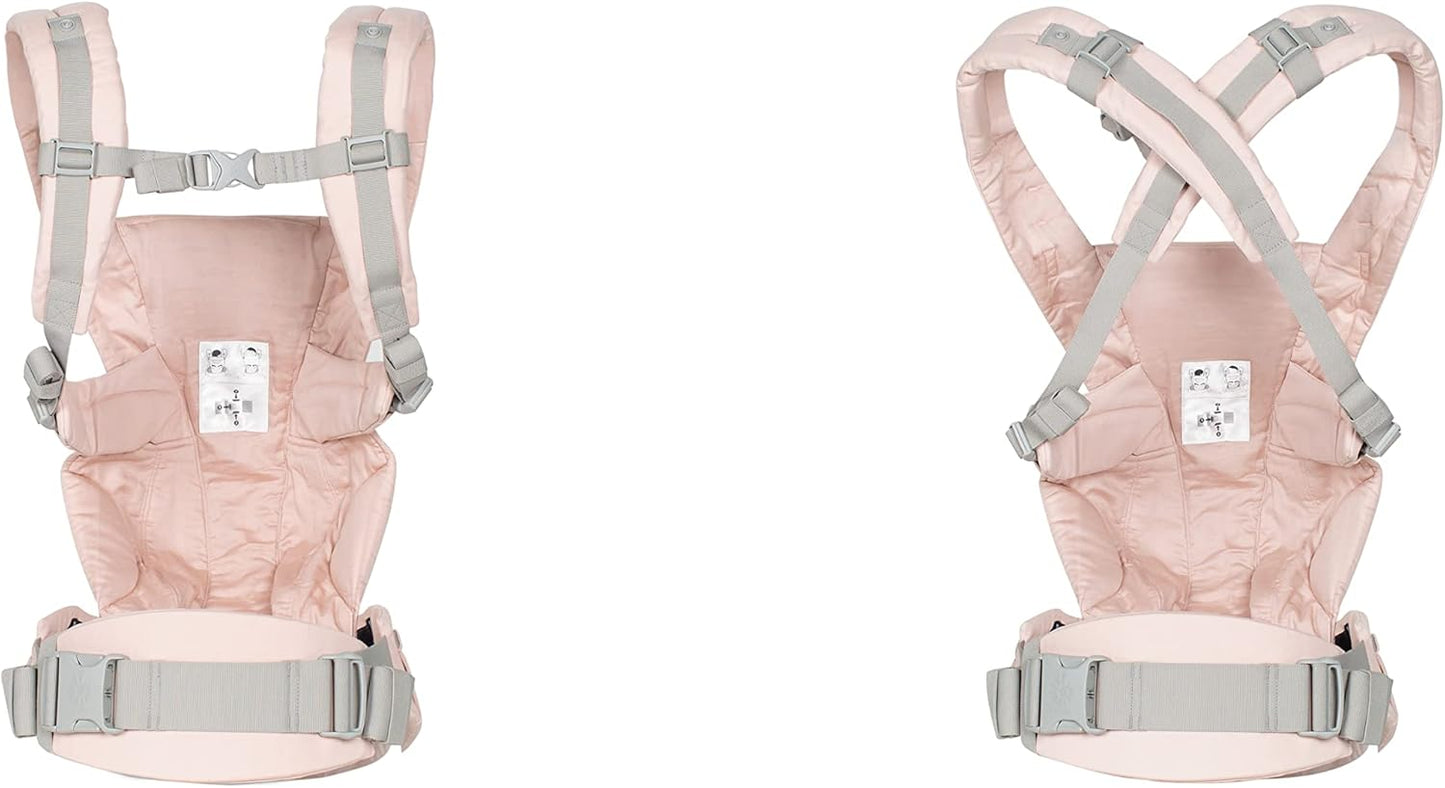 Ergobaby Omni Dream Porta Bebês, canguru para recém-nascidos desde o nascimento até 20,4 kg, 4 posições (quartzo rosa)