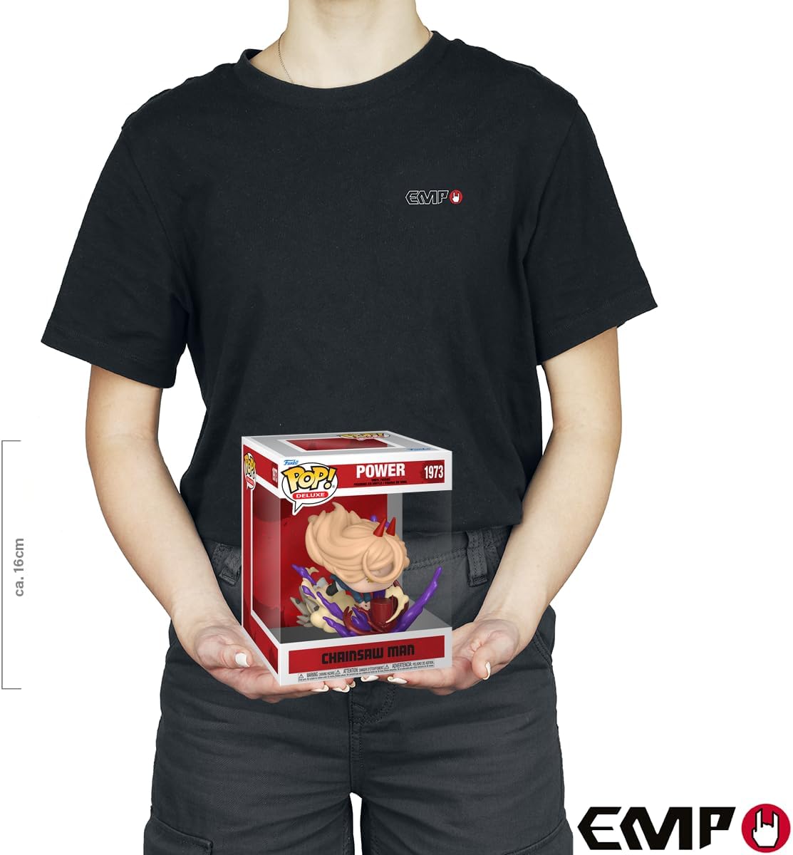Funko Pop! Deluxe: Chainsaw Man - Power - (Blood Mallet) - Figura de vinil colecionável - Ideia para presente - Produtos oficiais - Brinquedos para crianças e adultos - Fãs de anime - Figura modelo para colecionadores e exposição