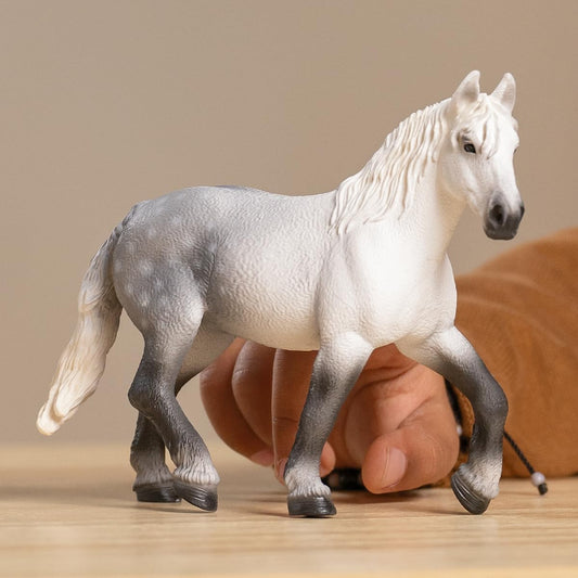 Schleich 13971 FARM WORLD Estatueta de égua percheron para maiores de 3 anos, preta