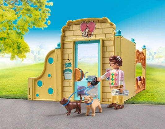 Playmobil | Minha Vida | Casa de Cachorrinho | Brinquedo de Cachorrinho para Crianças | Conjunto de Figuras de Animais | Brinquedo para Crianças de 4 Anos ou Mais | 71743