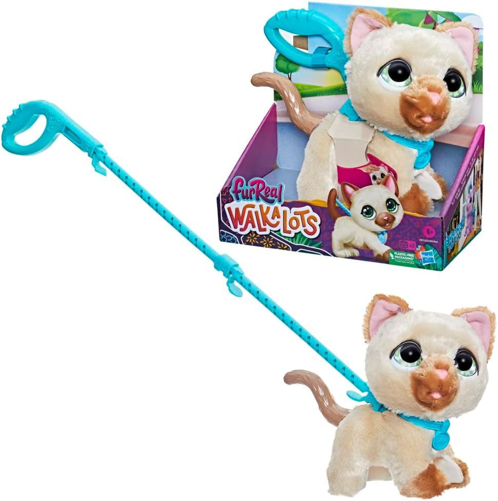 FurReal friends Walkalots Large Racker gato de brinquedo interativo pa