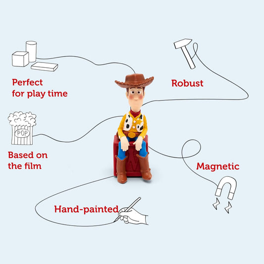 tonies Woody Toy Story personagem de áudio - Toy Story Toys, audiolivros da Disney para crianças