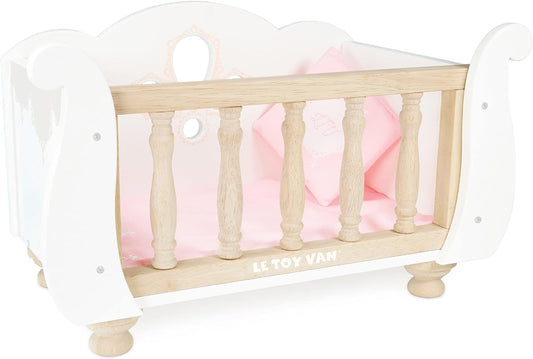 Le Toy Van - Brinquedo educacional de madeira, dramatização, berço de boneca +3 anos