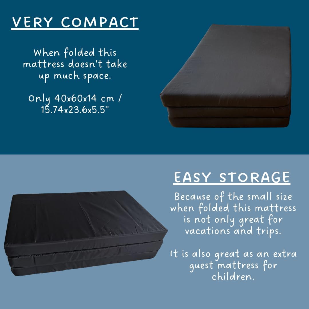 Cuna de viaje extra grande BabyDan, 60x120 cm (parque para bebés): comodidad versátil para que su bebé duerma y juegue