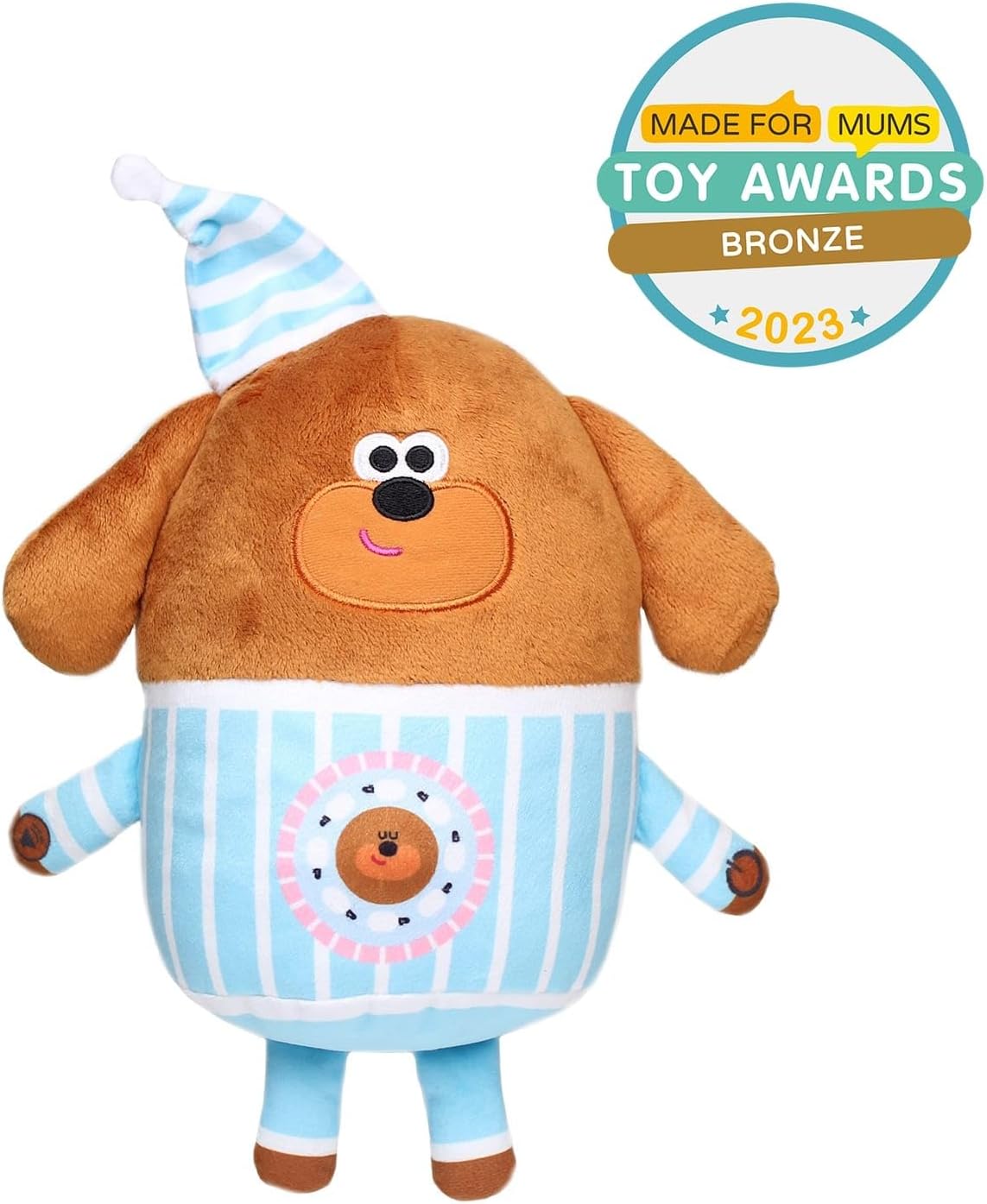 Hey Duggee Sleepy Time Teddy Bear con relajante canción de cuna del programa de televisión CBeebies