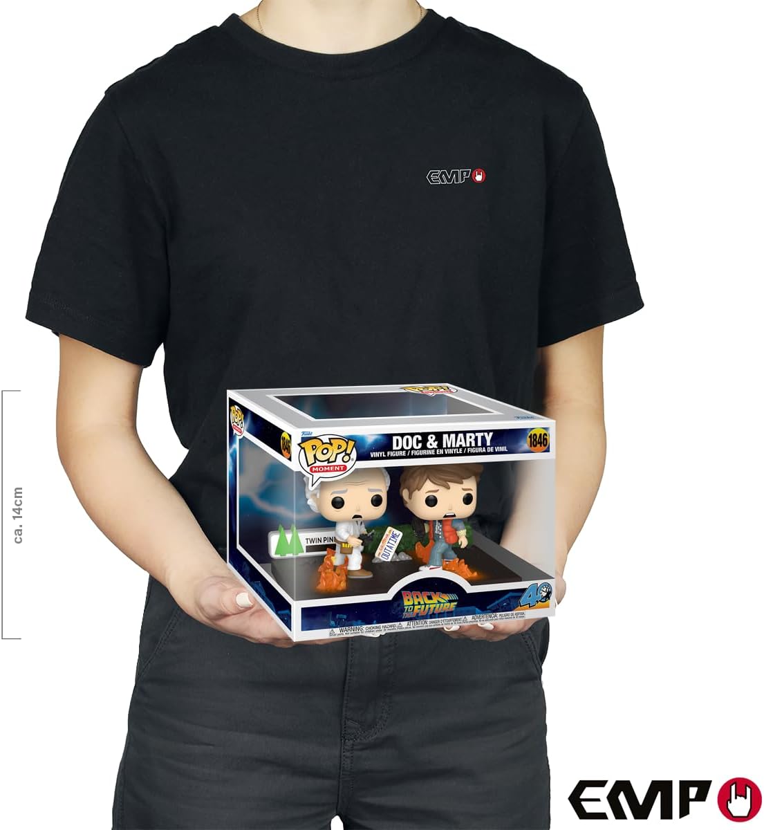 Funko Pop! Moment: De Volta para o Futuro - Doc & Marty&Marty - De Volta para o Futuro - Figura de Vinil Colecionável - Ideia para Presente - Produtos Oficiais - Brinquedos para Crianças e Adultos - Fãs de Cinema
