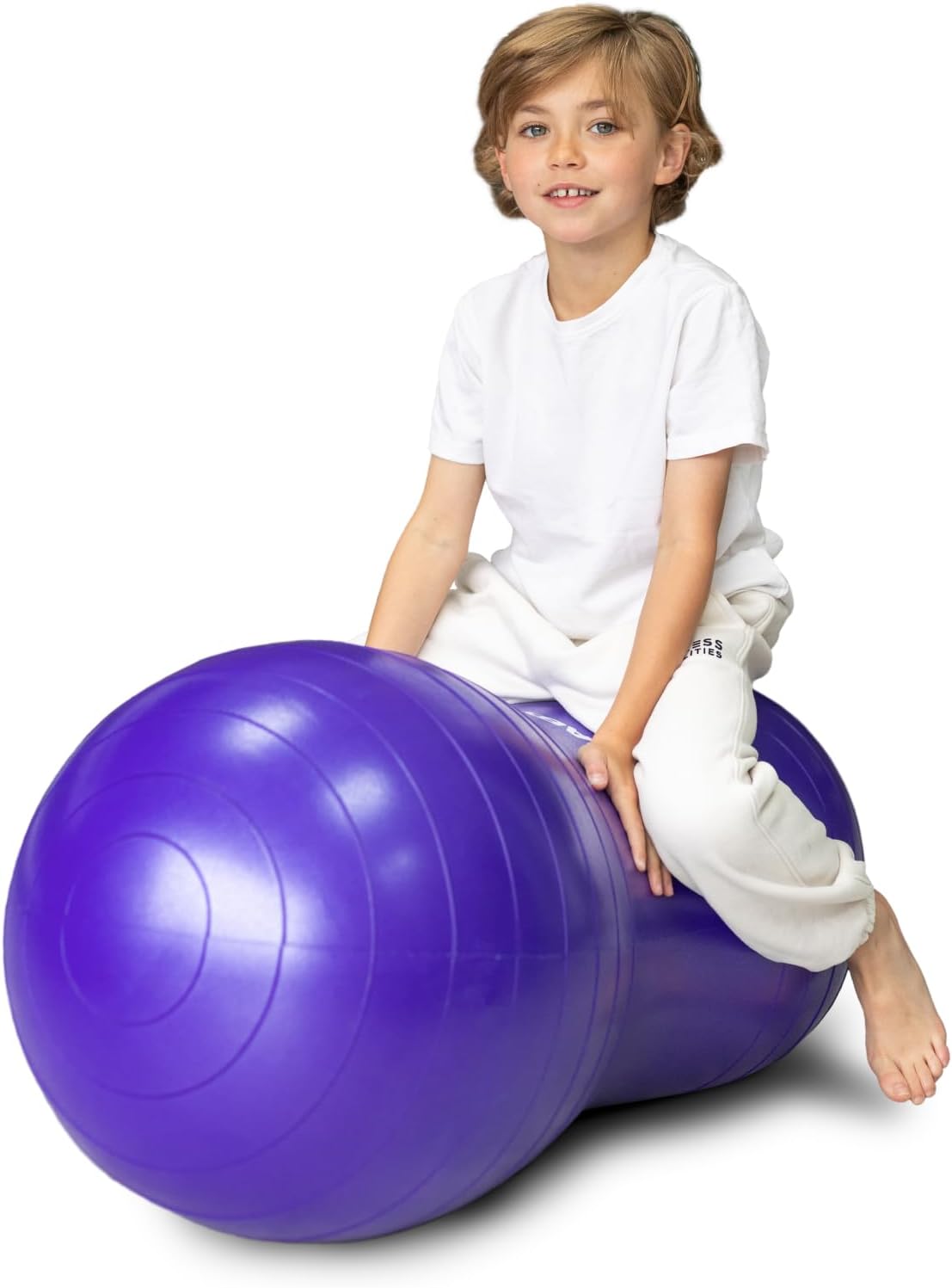 BABYGO® Bola de exercícios sensoriais | Bola de amendoim para crianças | Terapia para Autismo Atividades de Desenvolvimento Calmante Habilidades Motoras | Livro de exercícios e bomba incluídos