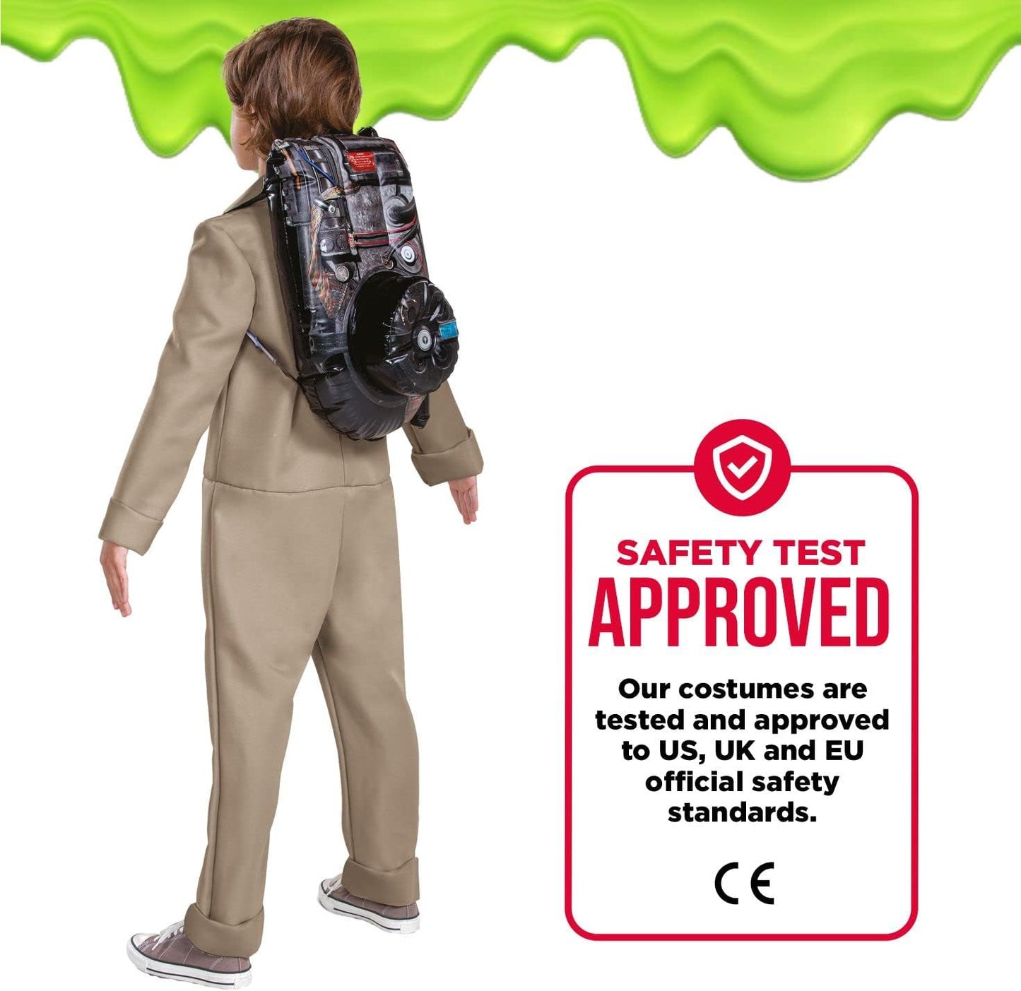 DISGUISEP Afterlife Movie Ghostbusters Proton Pack con varita, juguetes inflables para niños talla única