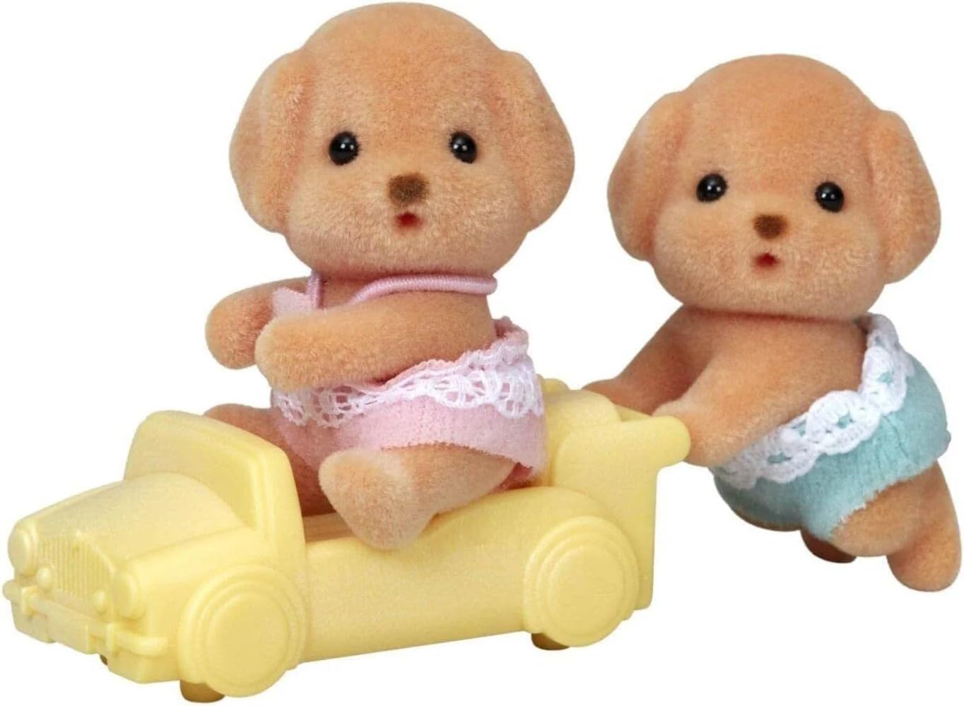 Sylvanian Families Poodle Toy Gêmeos, Branco
