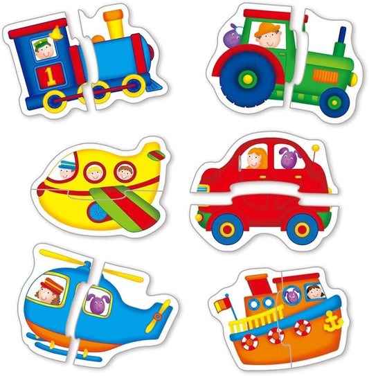 Galt Toys, Quebra-cabeças para Bebês - Transporte, Quebra-cabeças para Crianças, Idades 18 Meses ou Mais
