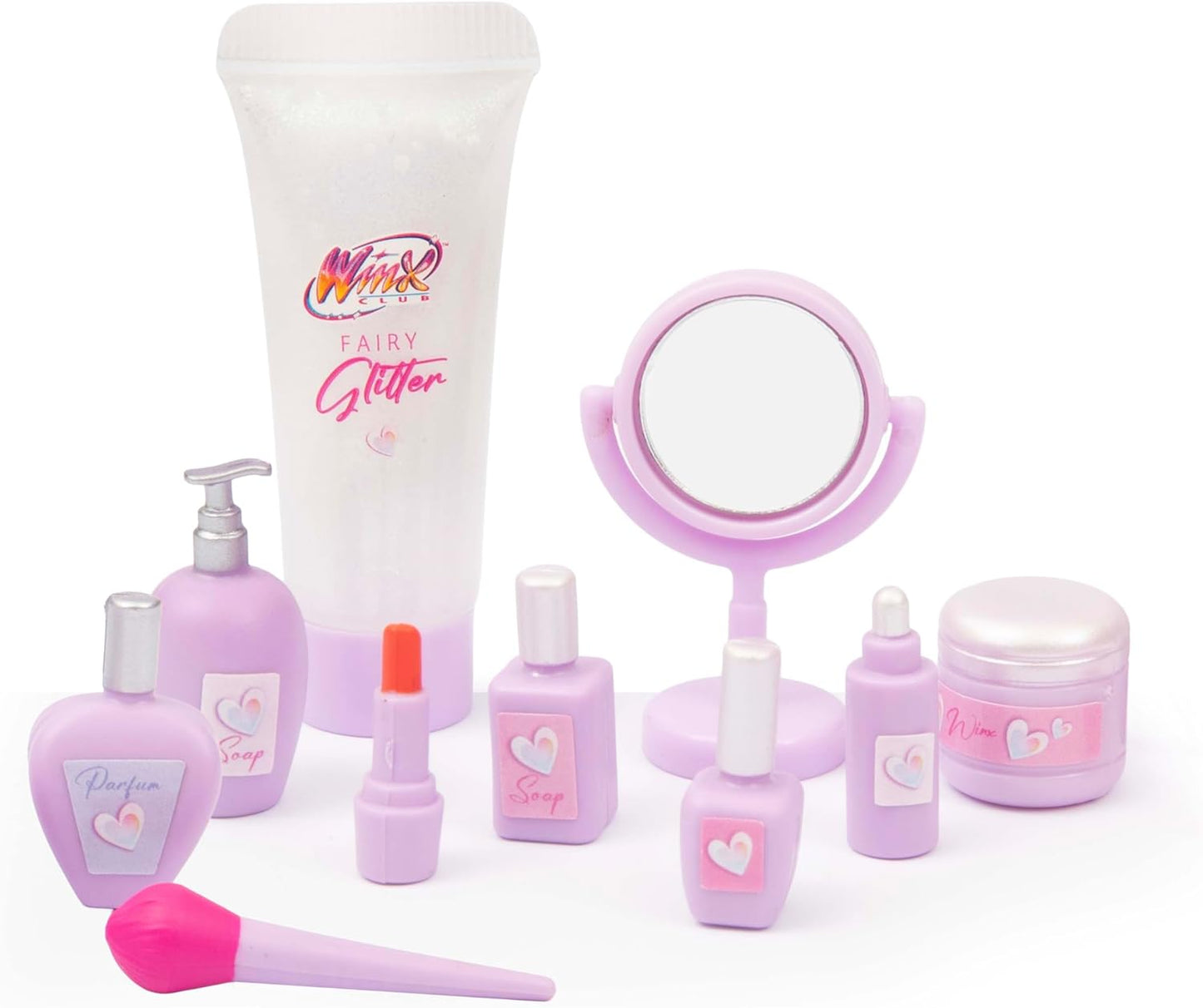 Clube Winx Boneca Bloom do Beauty Pop com Roupa de Show Fashion e Gel com Glitter – Boneca Fada Totalmente Articulada com Acessórios de Beleza – Brinquedo Oficial para Meninas – A partir de 4 Anos
